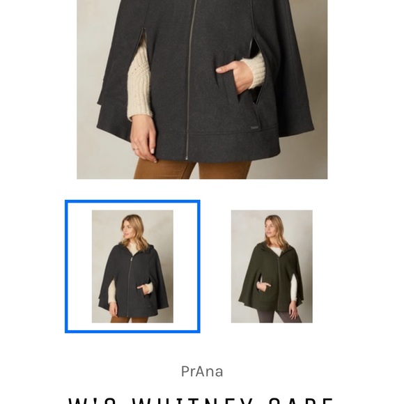 Prana Whitney Cape S/M - Picture 5 of 7